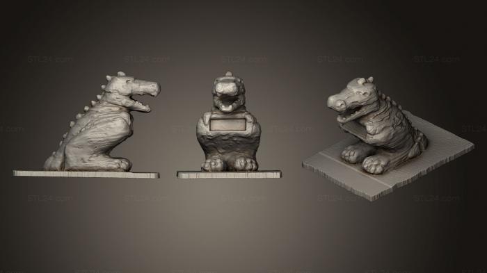 Игрушки (Ящик для пожертвований Тираннозавра Рекса, TOYS_0348) 3D модель для ЧПУ станка